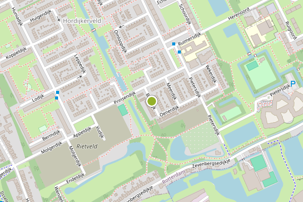 Ambulance-melding op Breudijk, Rotterdam op 15 juli, kaart-overzicht