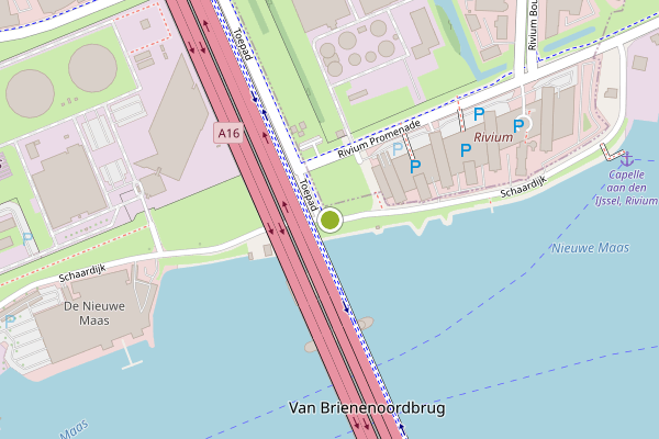 Ambulance-melding op Schaardijk, Rotterdam op 16 juli, kaart-overzicht