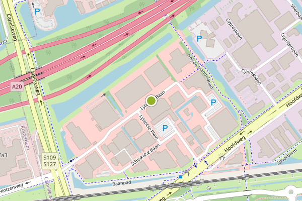 Ambulance-melding op Lylantse Baan, Capelle aan den IJssel op 16 juli, kaart-overzicht