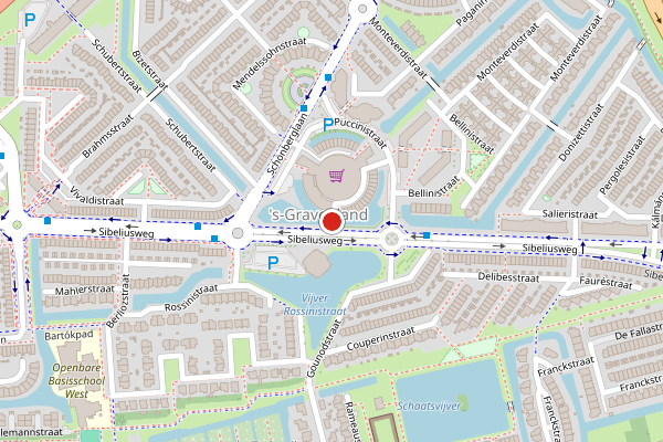 Brandweer-melding op Puccinistraat, Capelle aan den IJssel op 16 juli, kaart-overzicht