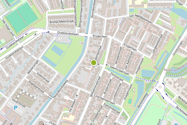 Ambulance-melding op Noordeindseweg, Berkel en Rodenrijs op 9 mei, kaart-overzicht