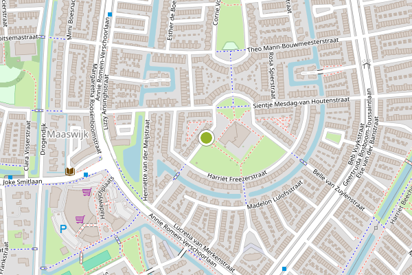Ambulance-melding op Emmy Belinfantestraat, Spijkenisse op 17 juli, kaart-overzicht