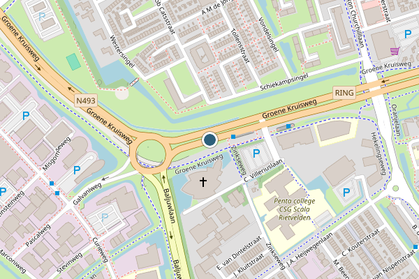 Politie-melding op Spijkenisse op 17 juli, kaart-overzicht
