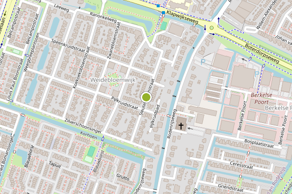 Ambulance-melding op Sleutelbloemstraat, Berkel en Rodenrijs op 17 juli, kaart-overzicht