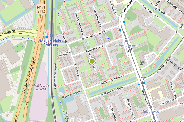 Ambulance-melding op Naberstraat, Rotterdam op 17 juli, kaart-overzicht
