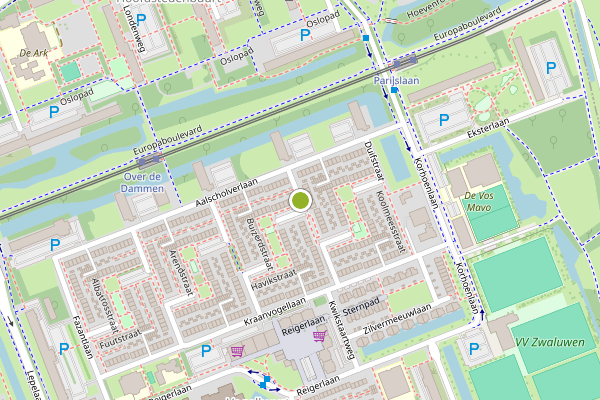 Ambulance-melding op Buizerdstraat, Vlaardingen op 17 juli, kaart-overzicht