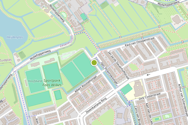 Ambulance-melding op Igor Stravinskisingel, Rotterdam op 17 juli, kaart-overzicht