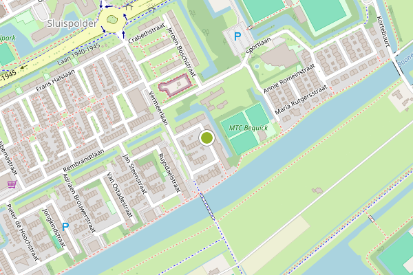 Ambulance-melding op Van Scorelstraat, Maassluis op 17 juli, kaart-overzicht