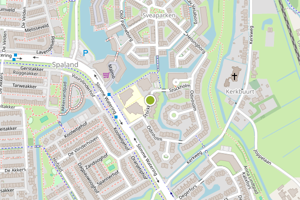 Ambulance-melding op Stockholm, Schiedam op 17 juli, kaart-overzicht