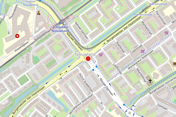 Kaart Schiedam