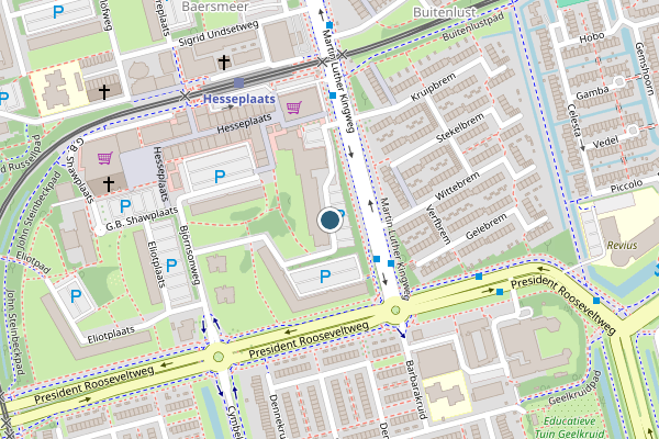 Politie-melding op Sinclair Lewisplaats, Rotterdam op 17 juli, kaart-overzicht