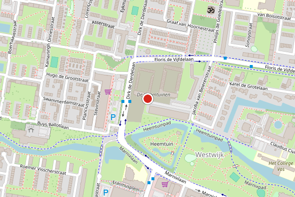 Brandweer-melding op Frank van Borselenstraat, Vlaardingen op 17 juli, kaart-overzicht