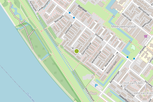 Ambulance-melding op Spieringstraat, Hoogvliet op 17 juli, kaart-overzicht