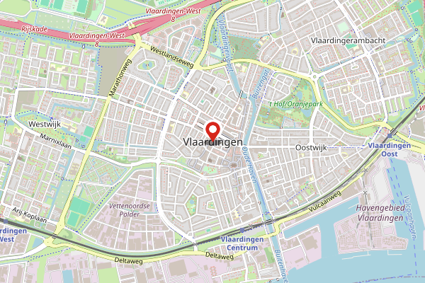 Brandweer-melding op Kraanvogellaan, Vlaardingen op 24 april, kaart-overzicht