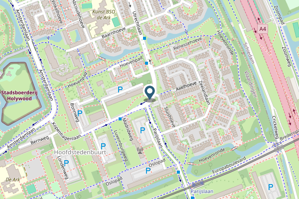 Politie-melding op Utrechtlaan, Vlaardingen op 24 april, kaart-overzicht