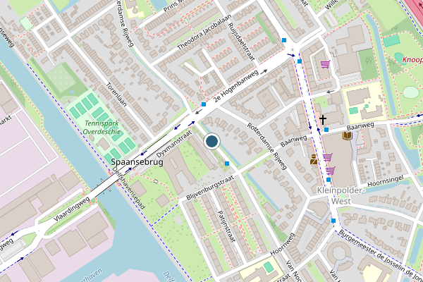 Politie-melding op Van Noortwijckstraat, Rotterdam op 10 mei, kaart-overzicht