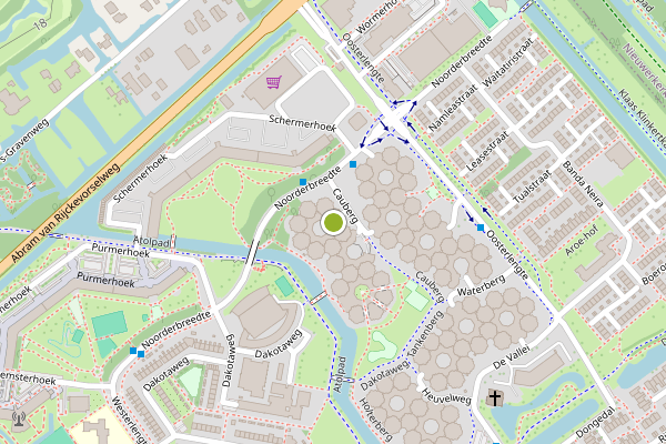 Ambulance-melding op Vaalserberg, Capelle aan den IJssel op 18 juli, kaart-overzicht