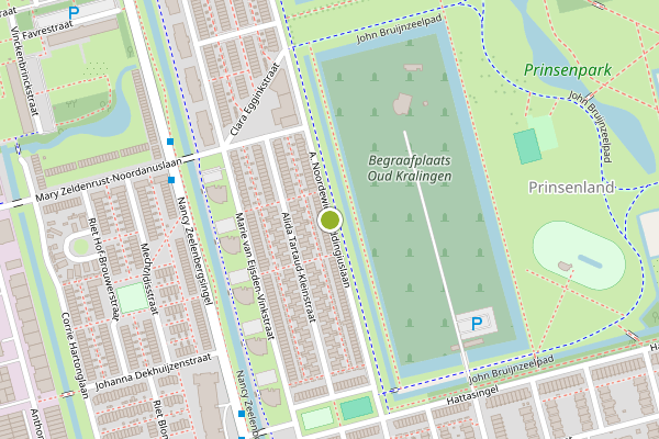 Ambulance-melding op A. Noordewier-Reddingiuslaan, Rotterdam op 10 mei, kaart-overzicht