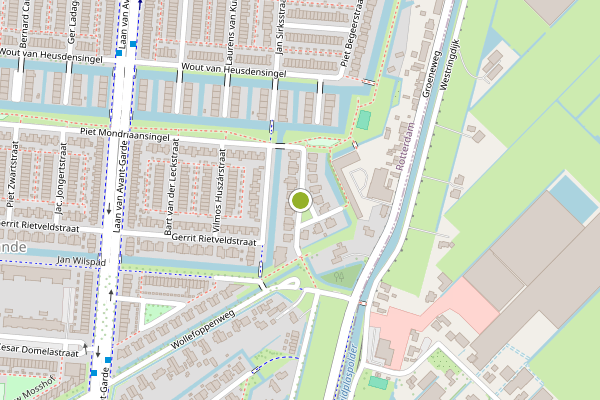 Ambulance-melding op Georges Vantongerloohof, Rotterdam op 18 juli, kaart-overzicht