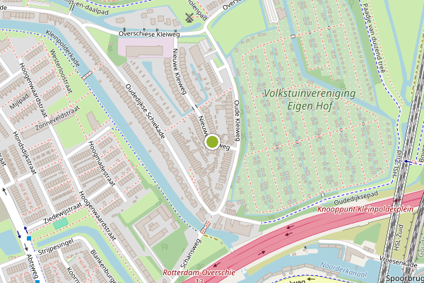 Ambulance-melding op Nieuwe Kleiweg, Rotterdam op 10 mei, kaart-overzicht