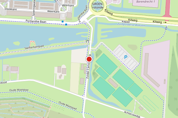 Brandweer-melding op Zuider Carnisseweg, Barendrecht op 18 juli, kaart-overzicht