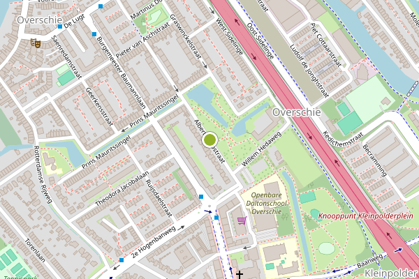 Ambulance-melding op Albert Cuijpstraat, Rotterdam op 19 juli, kaart-overzicht