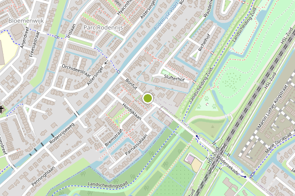 Ambulance-melding op Bonfut, Berkel en Rodenrijs op 10 mei, kaart-overzicht