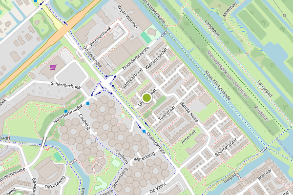 Ambulance-melding op Leasestraat, Capelle aan den IJssel op 19 juli, kaart-overzicht