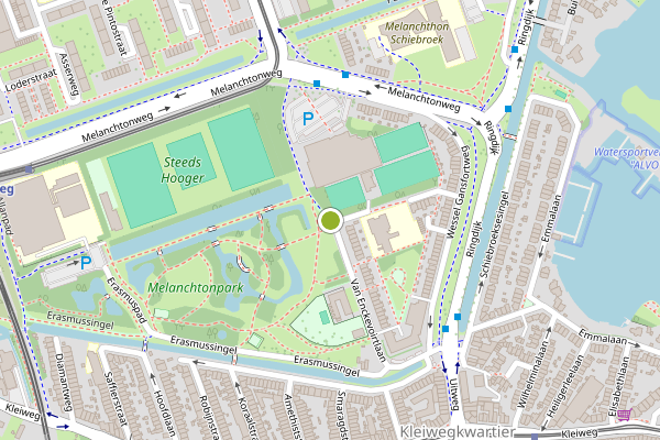 Ambulance-melding op Van Enckevoirtlaan, Rotterdam op 19 juli, kaart-overzicht