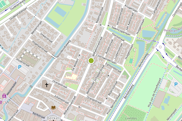 Ambulance-melding op Wilhelminastraat, Berkel en Rodenrijs op 19 juli, kaart-overzicht