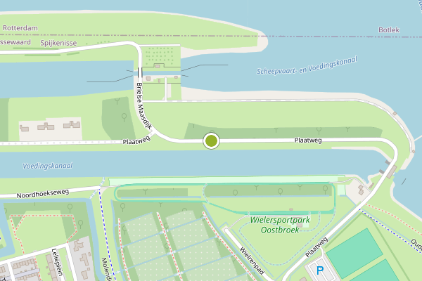 Ambulance-melding op Plaatweg, Spijkenisse op 19 juli, kaart-overzicht