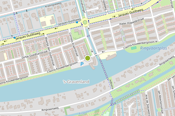 Ambulance-melding op Clazina Kouwenbergzoom, Rotterdam op 19 juli, kaart-overzicht
