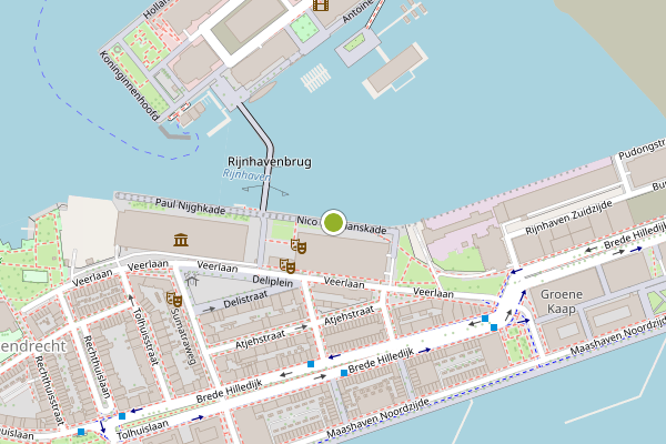 Ambulance-melding op Nico Koomanskade, Rotterdam op 19 juli, kaart-overzicht