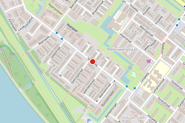 Brandweer-melding op Steurweg, Hoogvliet op 19 juli, kaart-overzicht