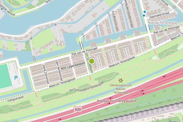Ambulance-melding op Jan Grijseelspad, Rotterdam op 20 juli, kaart-overzicht