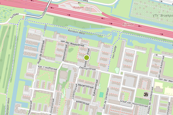 Ambulance-melding op Einthovenstraat, Vlaardingen op 20 juli, kaart-overzicht