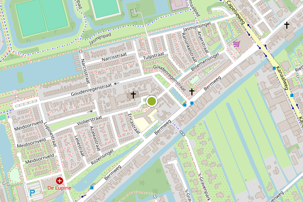 Ambulance-melding op Ericaplein, Capelle aan den IJssel op 20 juli, kaart-overzicht