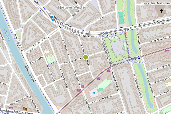Ambulance-melding op Korenaarstraat, Rotterdam op 20 juli, kaart-overzicht