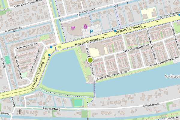Ambulance-melding op Maria Wesselingstraat, Rotterdam op 20 juli, kaart-overzicht