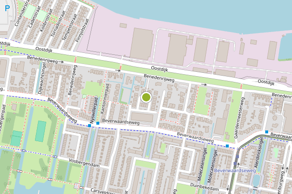 Ambulance-melding op Dijkgraafstraat, Rotterdam op 20 juli, kaart-overzicht