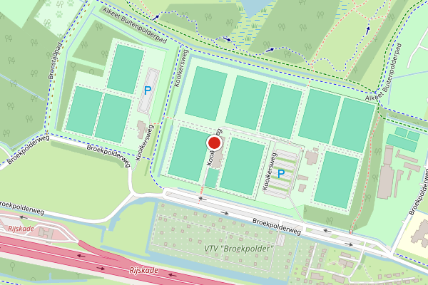 Brandweer-melding op Kooikersweg, Vlaardingen op 20 juli, kaart-overzicht