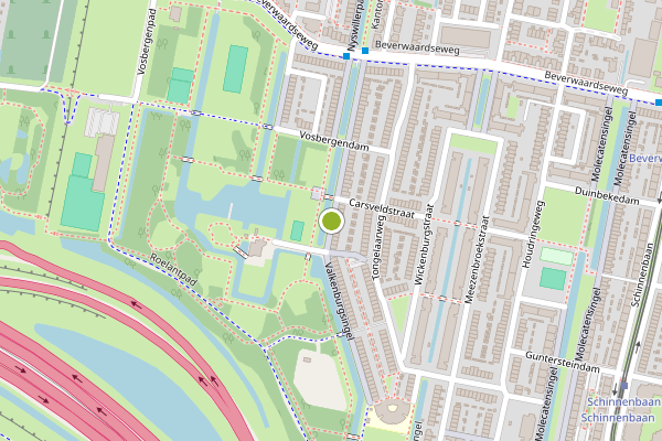 Ambulance-melding op Valkenburgsingel, Rotterdam op 20 juli, kaart-overzicht