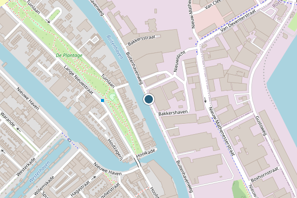 Politie-melding op Buitenhavenweg, Schiedam op 20 juli, kaart-overzicht