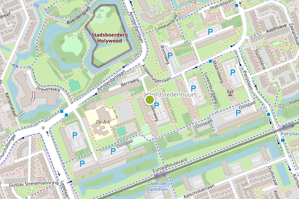 Ambulance-melding op Londenweg, Vlaardingen op 10 mei, kaart-overzicht