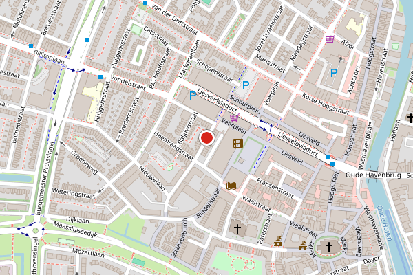Brandweer-melding op van Riebeeckstraat, Vlaardingen op 20 juli, kaart-overzicht