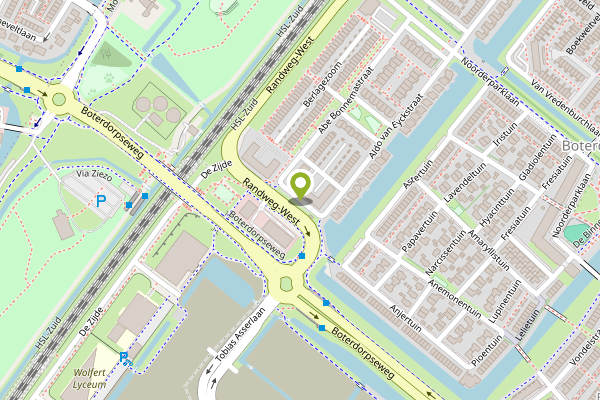 Ambulance-melding op Ton Albertsstraat, Bergschenhoek op 23 april, kaart-overzicht