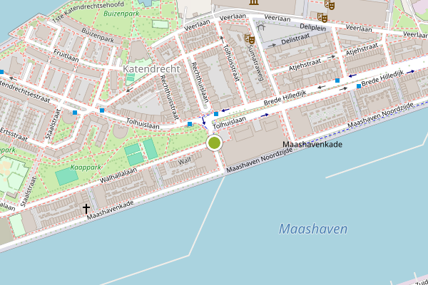 Ambulance-melding op Wodanstraat, Rotterdam op 21 juli, kaart-overzicht