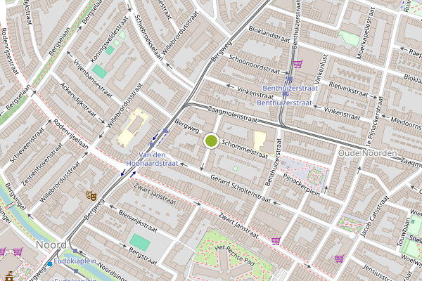 Ambulance-melding op Aelwijn-Floriszstraat, Rotterdam op 21 juli, kaart-overzicht