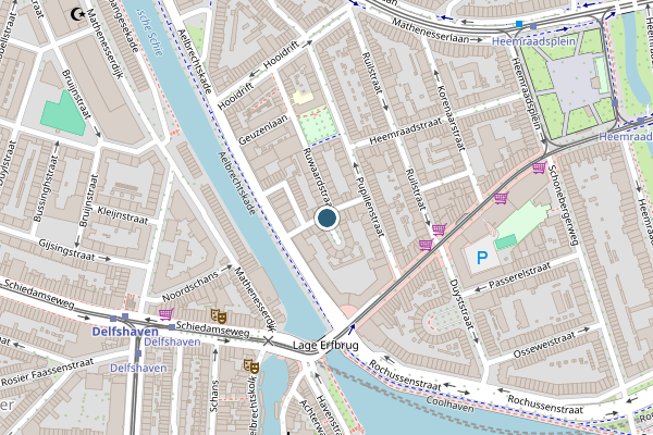 Politie-melding op Van der Hilststraat, Rotterdam op 21 juli, kaart-overzicht