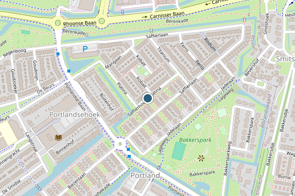 Politie-melding op Platina, Rhoon op 21 juli, kaart-overzicht